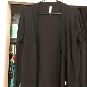 Black cardigan